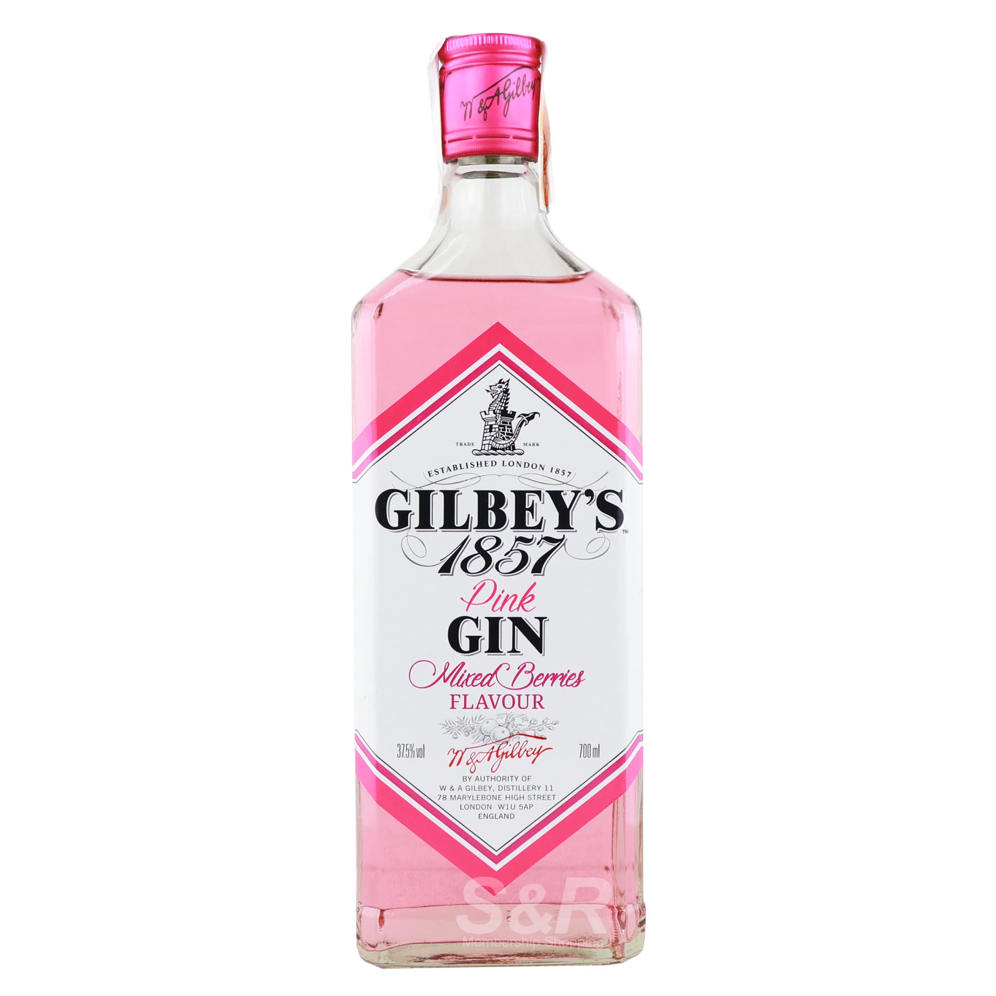 Gilbey’s Pink Gin 700mL Gilbey’s Pink Gin 700mL